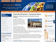 Tablet Screenshot of chiroworksinfo.com